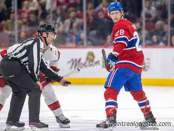 Season over for Canadiens' Christian Dvorak after knee surgery