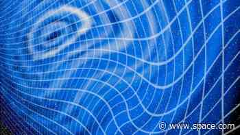 Faint gravitational waves may be from primordial fractures in space-time