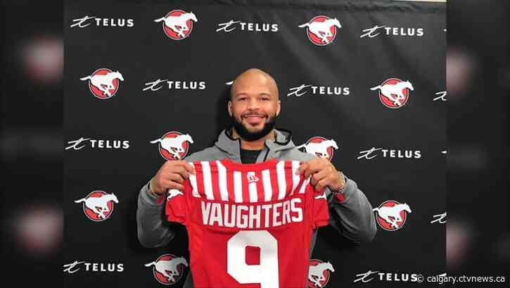 Stampeders happy to have James Vaughters back in the fold