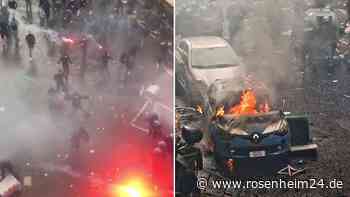 Frankfurt gegen Neapel: Hunderte Frankfurter Fans sorgen in Italien für Krawalle – Faeser reagiert