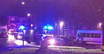 Woman hospitalised after fire at block of flats in Lockleaze