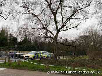 Images show Jack Straw’s Castle cordon after man injured