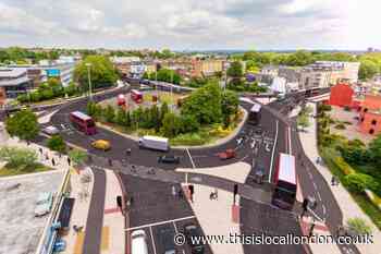 Lea Bridge Roundabout transformation work underway