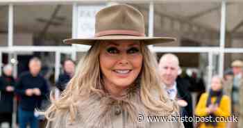Willie Carson in Carol Vorderman Cheltenham pic 'heaven'