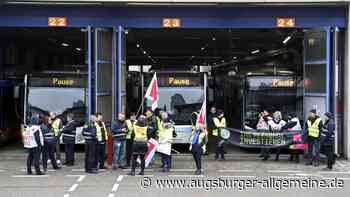 Am Montag wird in Augsburg erneut im Nahverkehr gestreikt