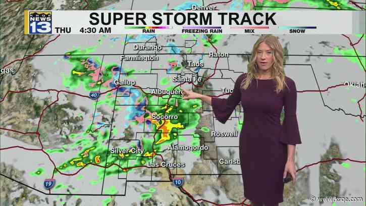 Rainy Thursday morning with snow possible
