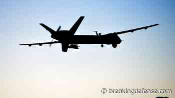 Russian jet collides with US drone over Black Sea in ‘unprofessional act’