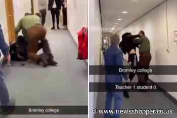 Bromley College student excluded after grappling with teacher