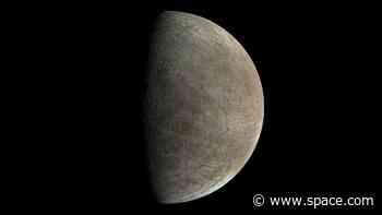 Jupiter moon Europa's buried ocean may alter rotation of its icy shell