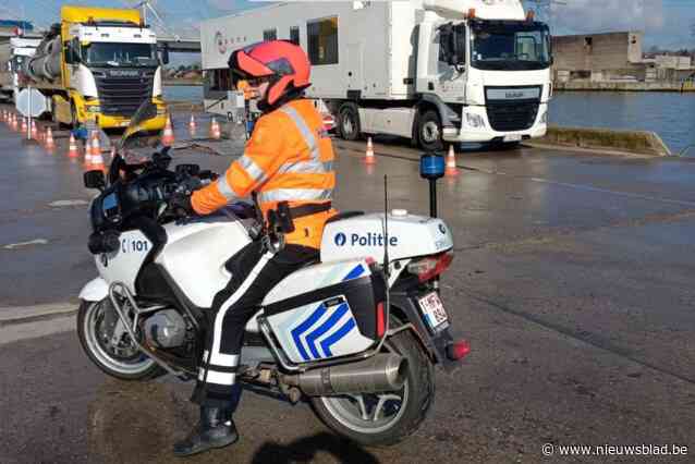 Vrachtwagen is zes ton overladen