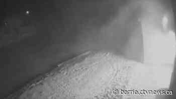 St. Andrew's Presbyterian Church fire in Barrie, Ont., caught on video