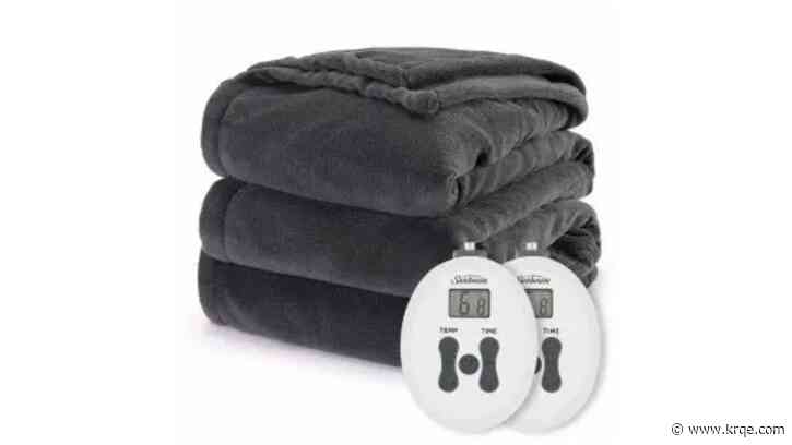 Heated blankets recalled due to burn, fire hazards