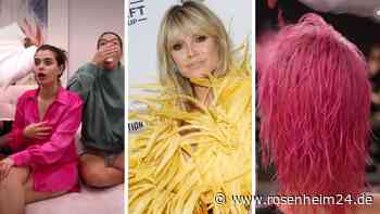 Rosa Haare und Heulkrämpfe: Heidi Klum nimmt bei GNTM erstmal selbst am Umstyling teil