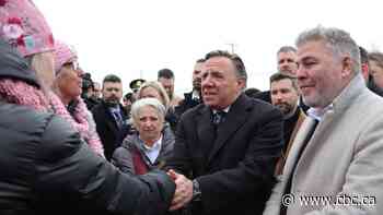 'Let's not let madness triumph over hope': Premier Legault visits Amqui, Que., days after crash