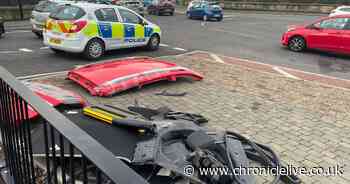 Person taken to hospital following three-vehicle crash in South Gosforth near Freeman Hospital
