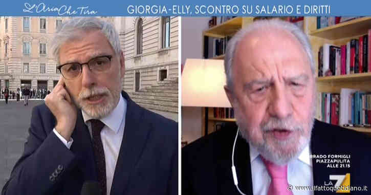 Napoli-Eintracht, lite Mollicone-Caprarica su La7. “Colpa delle leggi della sinistra lassista”. “Basta con questa auto-assoluzione preventiva”