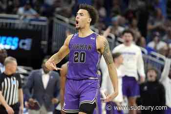 Pegues' 3 gives No. 13 seed Furman 68-67 win over Virginia