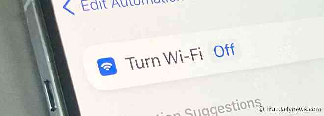 Use Shortcuts to save iPhone battery by automatically controlling Wi-Fi behavior