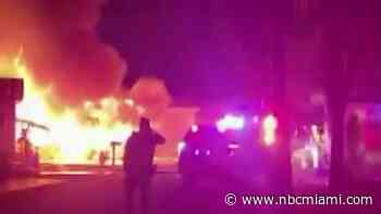 Man Hospitalized After Fire Destroys Davie Mobile Home