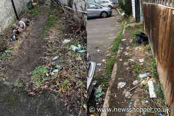 Orpington access alleyway needs paving so it can be used safely