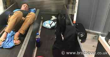 Bristol Airport: Couple forced to sleep on conveyor belts amid Ryanair 'nightmare'