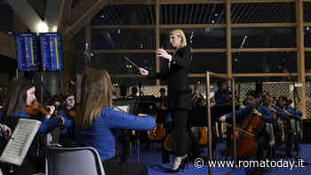 L'Orchestra dell'Accademia di Santa Cecilia in concerto all'aeroporto di Fiumicino