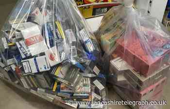 Illegal cigarettes and counterfeit vapes worth £7000 seized in Preston