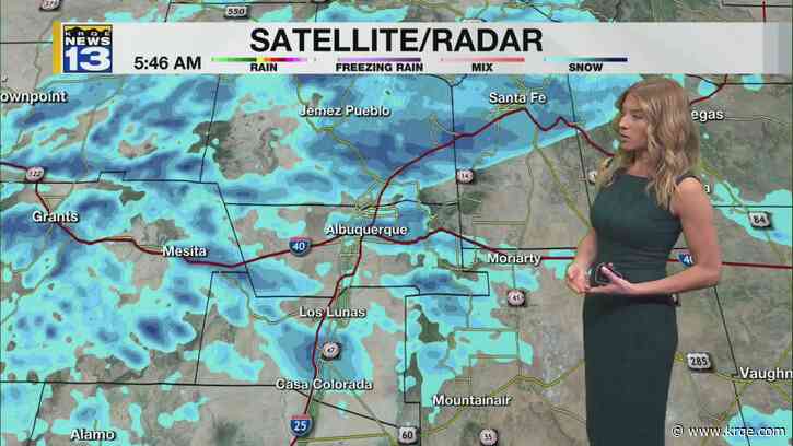 Storm brings snow across central, northern New Mexico