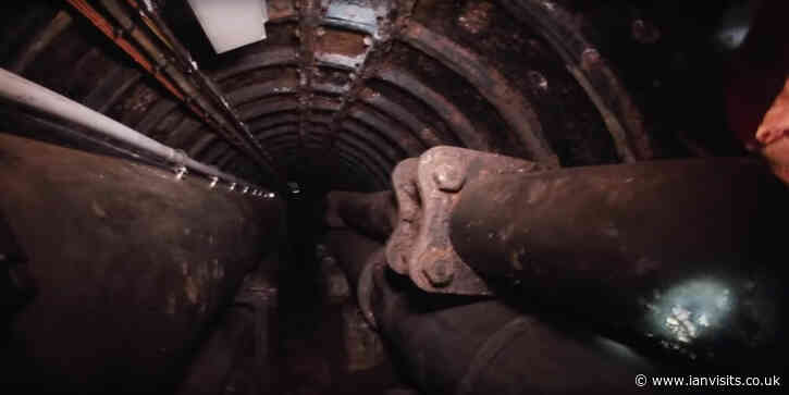 Rare film from inside the Tower Subway tunnel