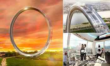 Engineers want to build the world's largest spokeless FERRIS WHEEL in Seoul in 2025