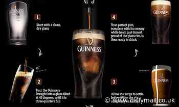 How to pour the perfect pint of Guinness this St Patrick's Day, according to science