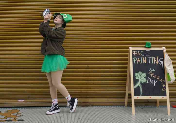 St. Patrick's Day rites: parades, bagpipes, clinking pints