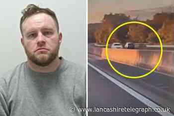 Driver jailed for speeding wrong way on M65 near Burnley