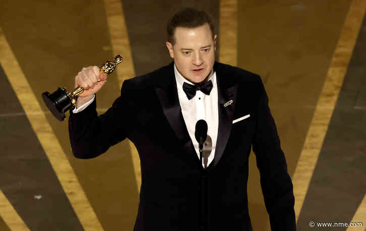 Brendan Fraser supports guitarist son at Whisky A Go Go after Oscars win