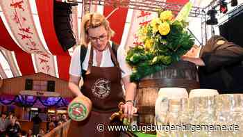 O'zapft is! Augsburger feiern Eröffnung des Gögginger Frühlingsfestes