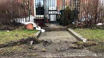 Toronto man frustrated after snow plow allegedly damages his condo every storm