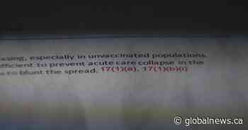 Saskatchewan government emails warned of health-care collapse ahead of COVID patient transfer