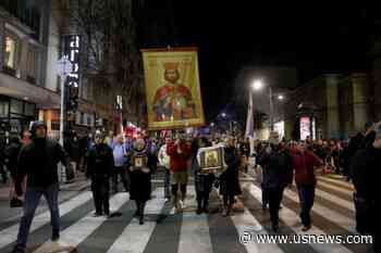 Thousands in Belgrade Protest Against Western-Backed Serbia-Kosovo Deal