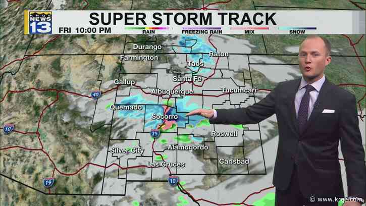 Snow continues for parts of New Mexico tonight