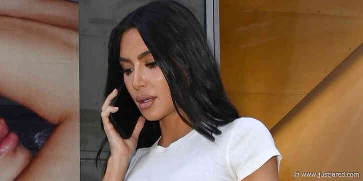 Kim Kardashian Steps Out For A Shopping Trip After Spending Time With Son Saint in London