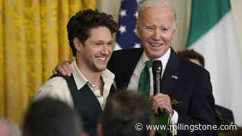 Niall Horan Celebrates St. Patrick’s Day With Joe Biden at the White House