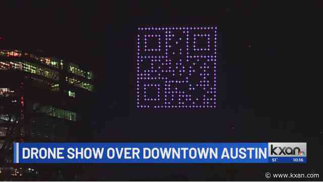 Austines get 'Rick rolled' during 6K drones light show in downtown Austin