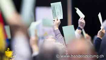 SVP-Delegierte im Wahlkampfmodus gegen Klimaschutzgesetz