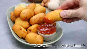 Für diese leckeren Mini Corn Dogs brauchst du keine Fertigteigmischung aus der Box