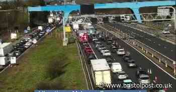 M4 lane closures amid three car crash near Bristol - live updates
