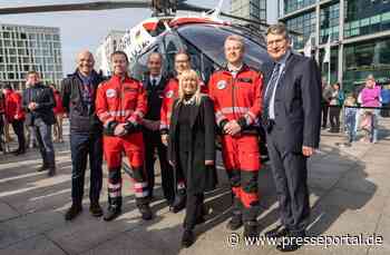 Berlin im Zeichen der DRF Luftrettung / Großer Andrang bei der Eröffnung des Jubiläumsjahrs