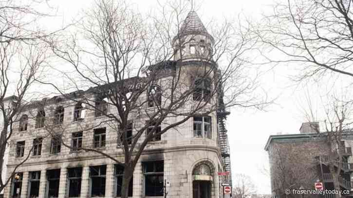 Six missing after blaze destroyed Old Montreal building, fire officials say