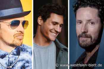 Wincent Weiss , Jan Delay und Max Herre treten im Bielefelder Bürgerpark auf