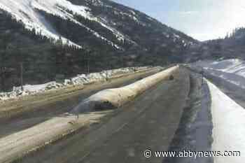 Northbound down to one lane on Coquihalla Highway due to utility work