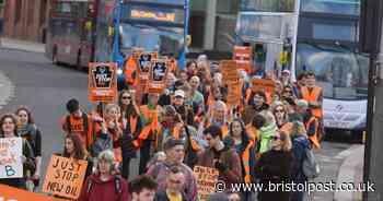 Just Stop Oil protesters block traffic in Bristol protest
